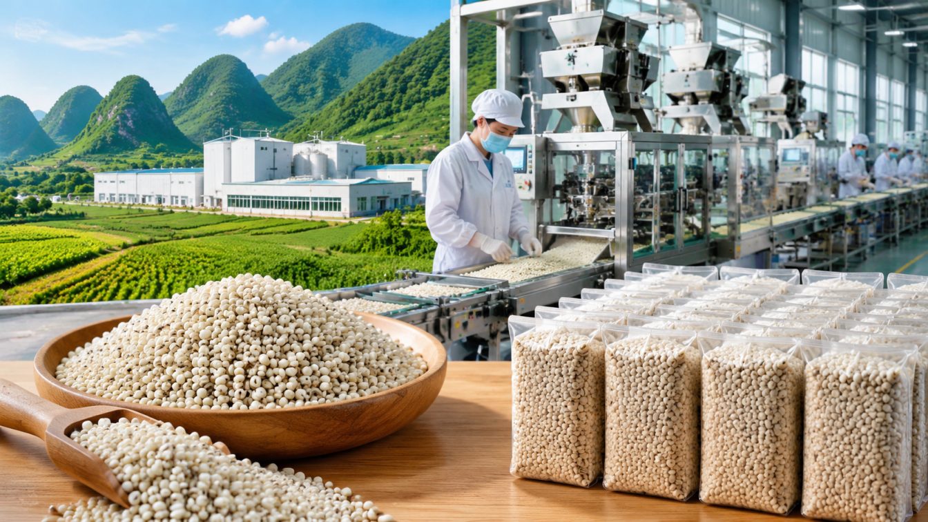 柳河县为薏仁米采购提供产地直供